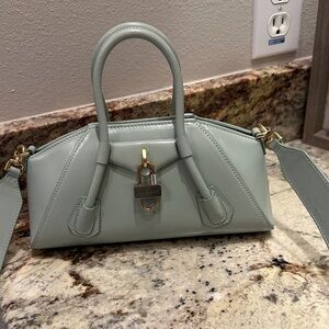 Givenchy mini Antigona Stretch bag in calf leather, removable strap